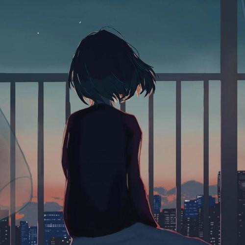 女生唯美思念头像