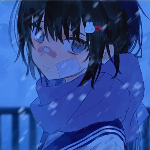 女生唯美思念头像