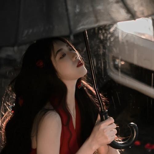 女生唯美思念头像