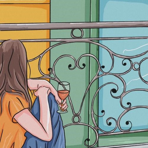 女生唯美思念头像