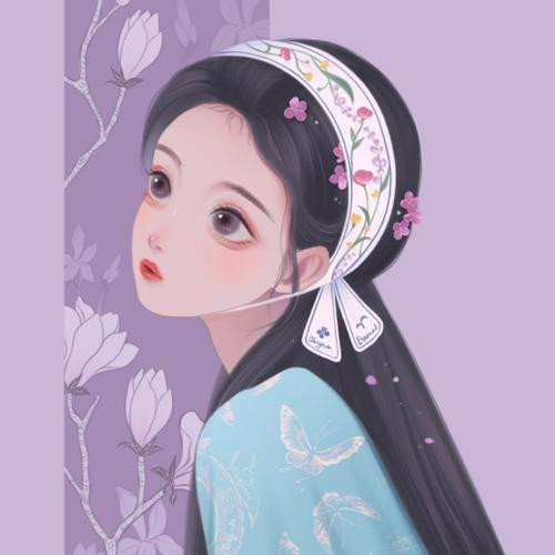 女生唯美思念头像