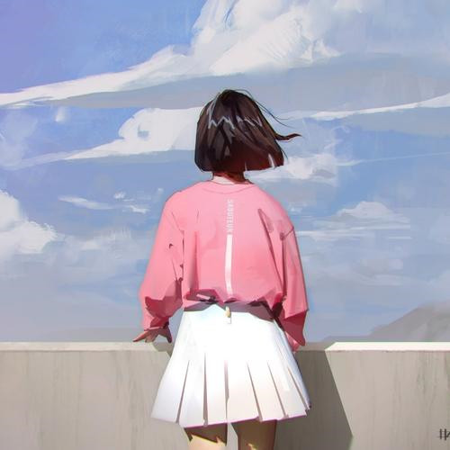 女生唯美思念头像