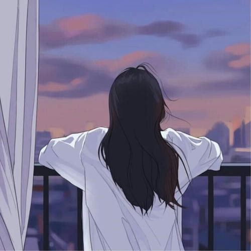 女生唯美思念头像