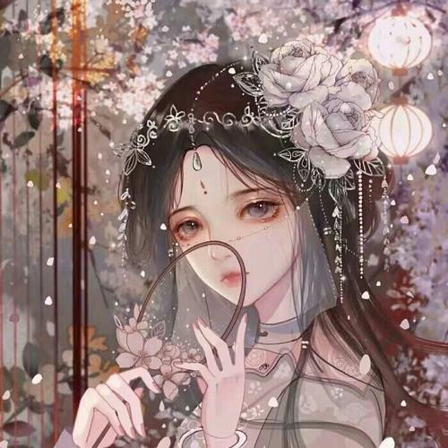 女生唯美思念头像