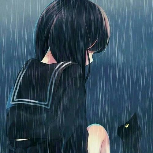 女生唯美思念头像