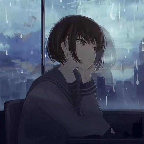 女生唯美思念头像