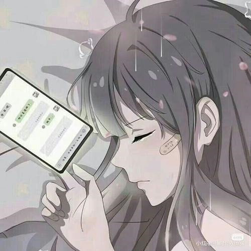 女生唯美思念头像