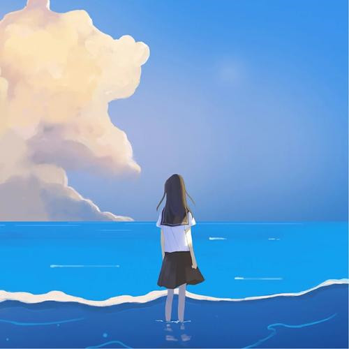 女生唯美思念头像