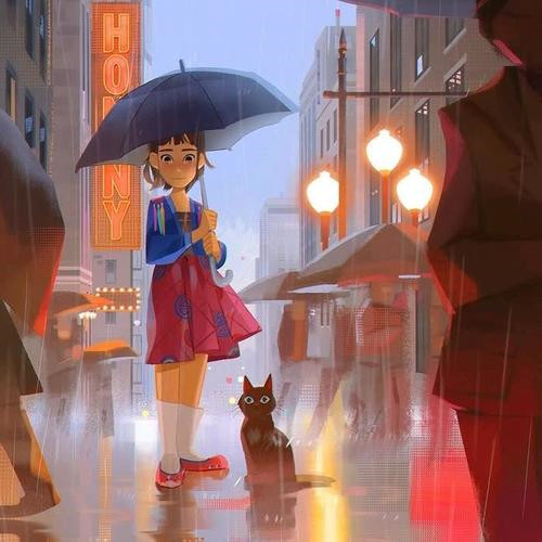想一个人的头像女