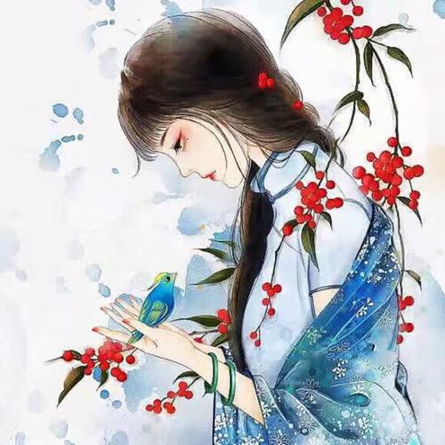 想一个人的头像女