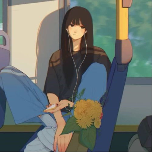 想一个人的头像女