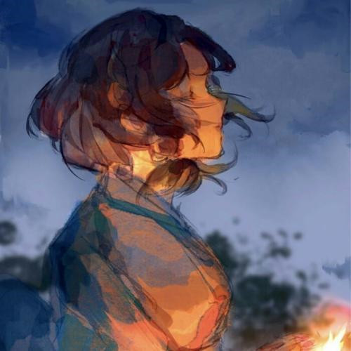 想一个人的头像女