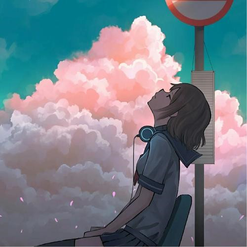 想一个人的头像女