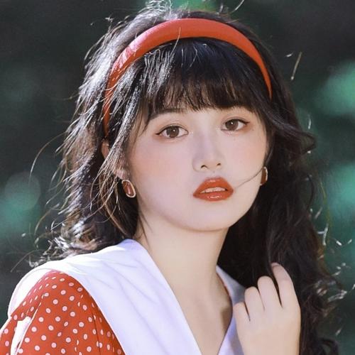 怀旧复古女生头像