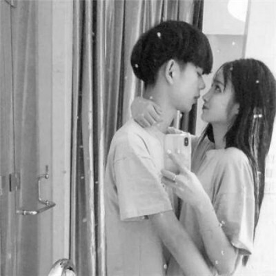 情头情侣双人头像两张黑白高清好看