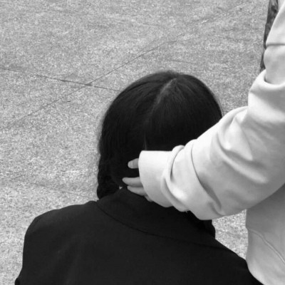 情头情侣双人头像两张黑白高清好看