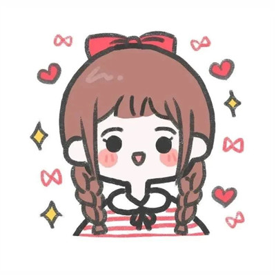 卡通动漫闺蜜头像多人可爱200多张