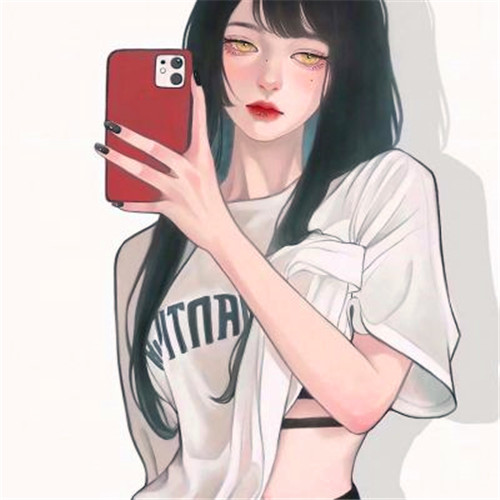 日系ins女头动漫