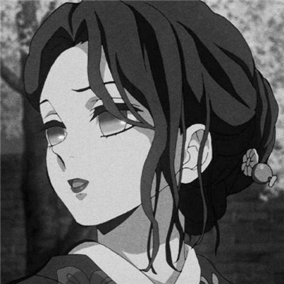 ins黑白动漫女头