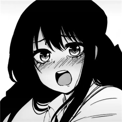 ins黑白动漫女头
