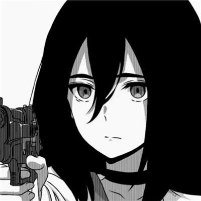 ins黑白动漫女头