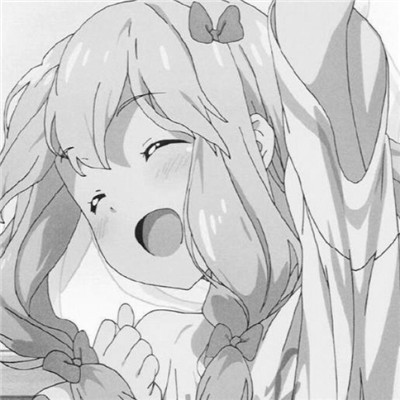 ins黑白动漫女头