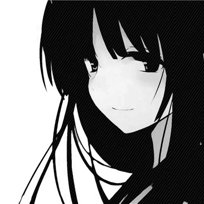 ins黑白动漫女头