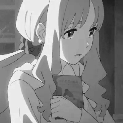 ins黑白动漫女头