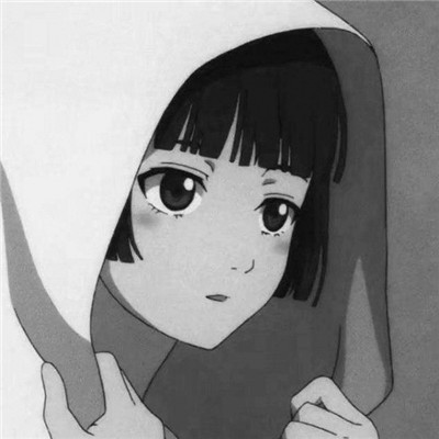 ins黑白动漫女头