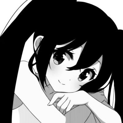 ins黑白动漫女头