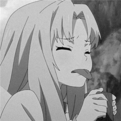 ins黑白动漫女头
