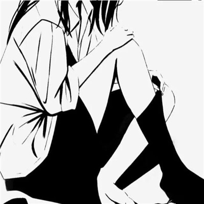 ins黑白动漫女头
