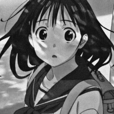 ins黑白动漫女头