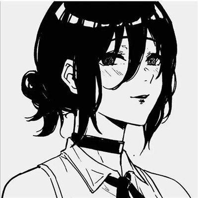 ins黑白动漫女头