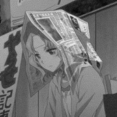 ins黑白动漫女头