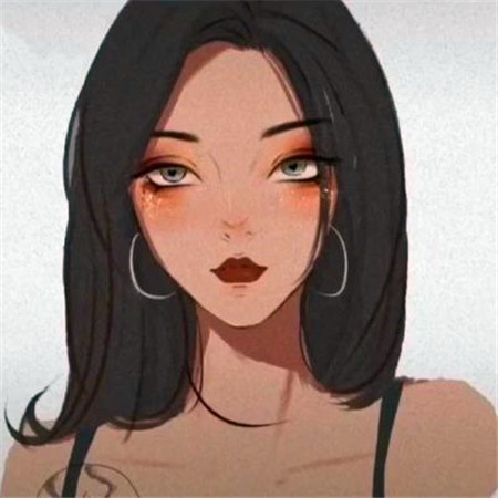 女生头像慵懒偏冷淡风