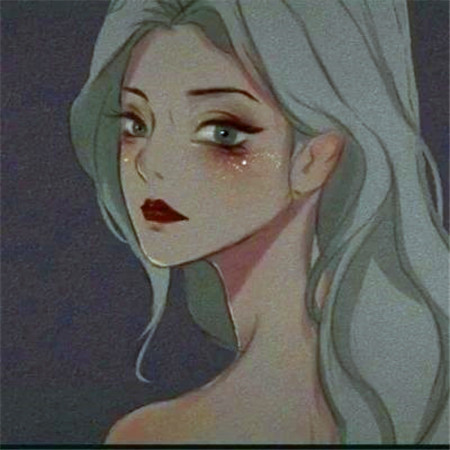 女生头像慵懒偏冷淡风