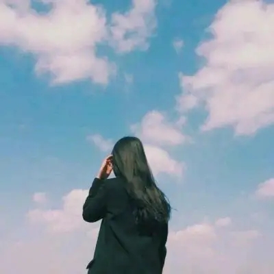 30一40岁女人微信头像背影图片