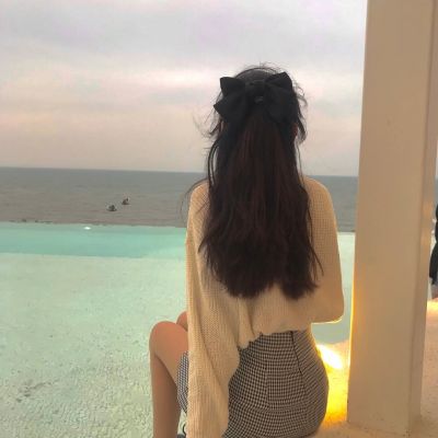 30一40岁女人微信头像背影图片