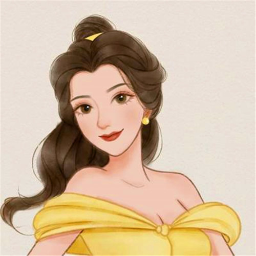 迪士尼公主头像图片