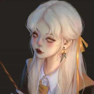 超酷欧美手绘一男一女头像图片
