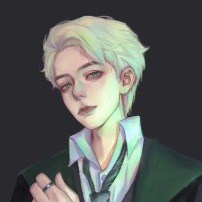 超酷欧美手绘一男一女头像图片