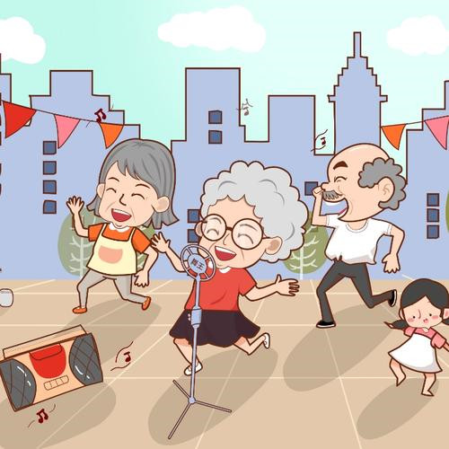 广场舞头像图片