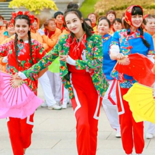 广场舞头像图片