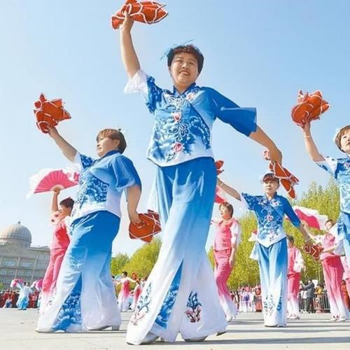 广场舞头像图片