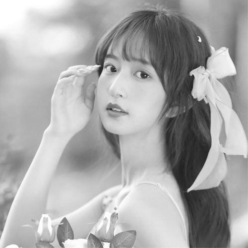女生黑白头像图片200张