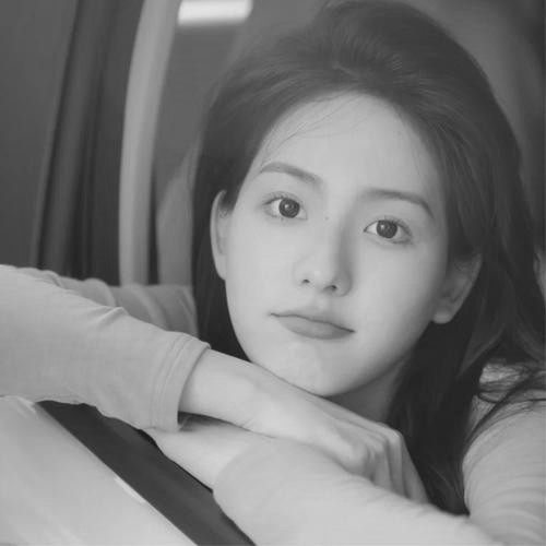 女生黑白头像图片200张