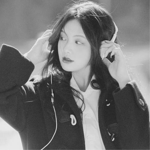 女生黑白头像图片200张
