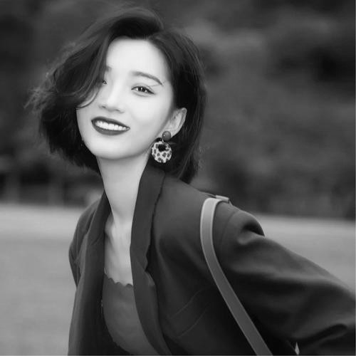 女生黑白头像图片200张
