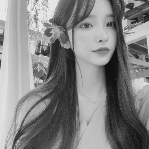 女生黑白头像图片200张